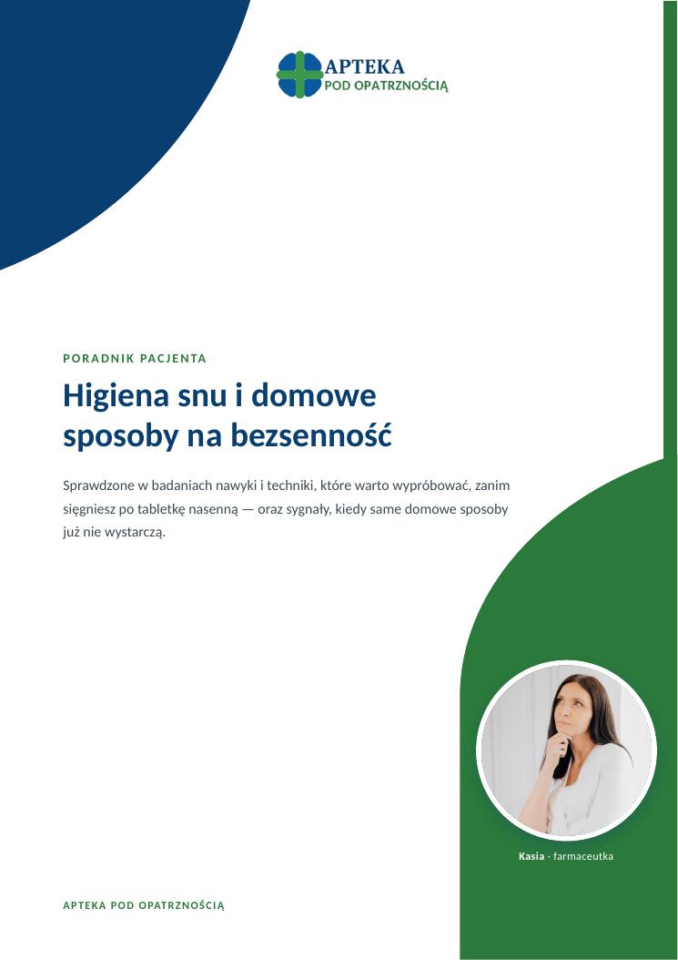 Okładka e-booka: Higiena snu i domowe sposoby na bezsenność